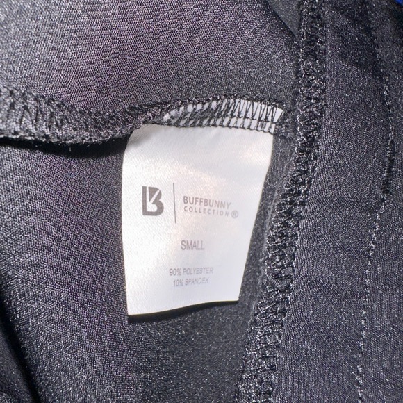 Buffbunny Snap Side Pant Onyx Black Small Highrise Flare Track Pants - Picture 13 of 13